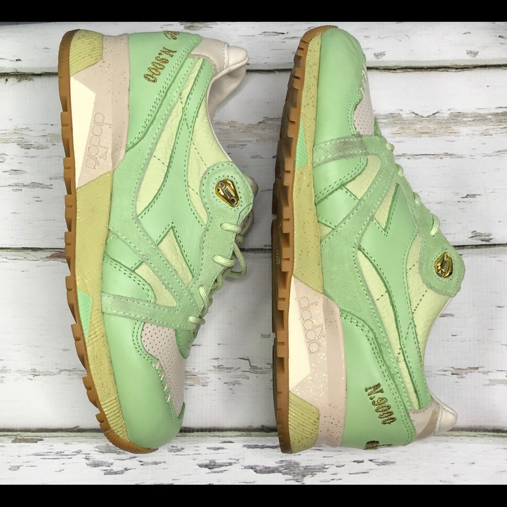 Diadora Feature X No. 9000 Pistachio Women’s 7.5 - Picture 2 of 11
